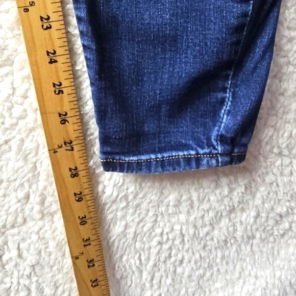 Banana Republic Skinny Fit Dark Wash Distressed Size 27/4 - Picture 8 of 10